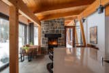 Inviting bistro by the fire