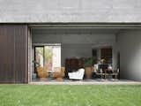 Lindfield House by Polly Harbison exterior sliding doors open