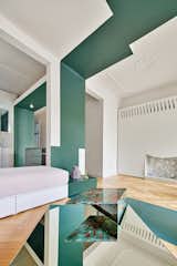 A 1920s Barcelona Flat Trades Confining Walls for a Green-Painted Partition - Photo 10 of 10 - 
