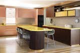 Pony by WOWOWA Architecture kitchen with yellow island