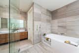 Master spa-like bathroom with soaking tub 