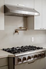 Gold Hardware w/ Stainless Steel Stovetop 