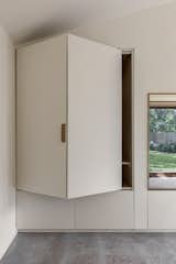 Bedroom TV closet and storage