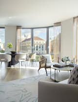 Floor-to-ceiling glass windows allow residents to enjoy romantic views of the Upper West Side and the neighborhood's famous prewar architecture.