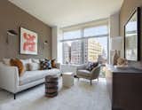 CetraRuddy prioritizes flex spaces for apartment dwellers. This space can be used as a media room, children's playroom or office, depending on the resident's needs as they move through life. 