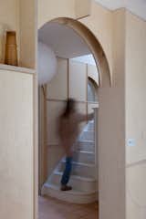 Curvy Plywood Punches Up the Interiors of a 1920s London Home - Photo 18 of 22 - 
