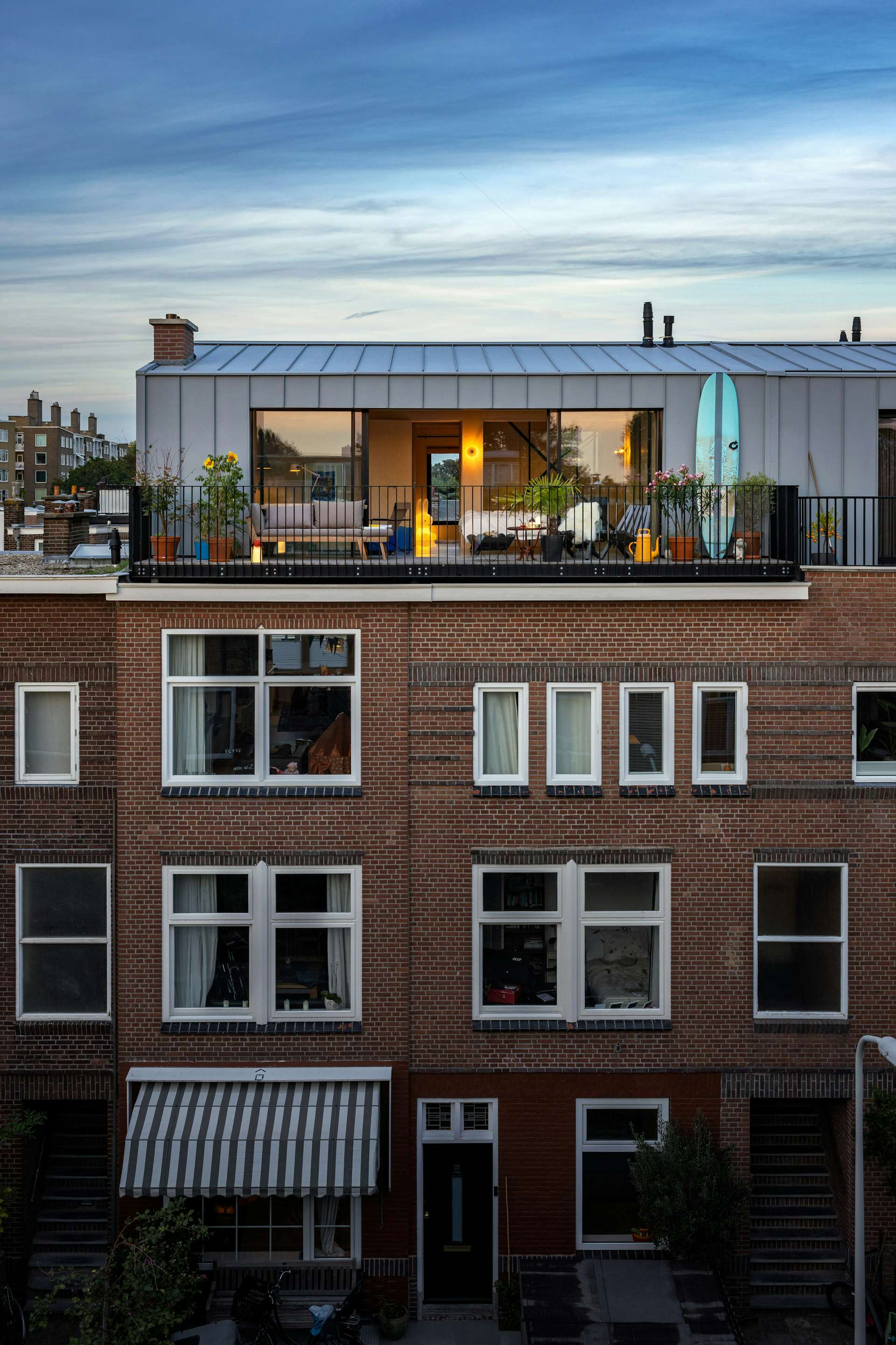 Photo 1 of 15 in A Rooftop Extension in the Netherlands Sets a New