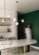Deep Greens and Gold in This Renovated Apartment Exude Art Deco Opulence - Photo 5 of 22 - 