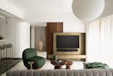 Deep Greens and Gold in This Renovated Apartment Exude Art Deco Opulence - Photo 12 of 22 - 