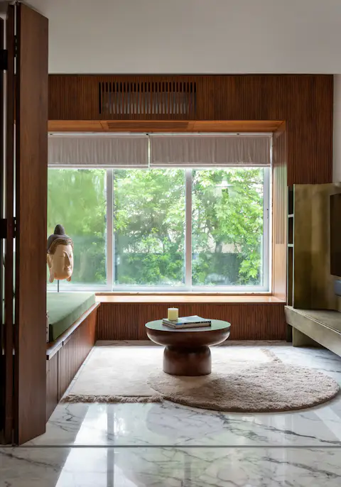 Photo 17 of 22 in Deep Greens and Gold in This Renovated Apartment ... - Apartment Green Apartment Renovation