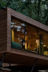 A Prefab Cabin With Massive Windows Touches Down Lightly in a U.K. Forest - Photo 6 of 20 - 