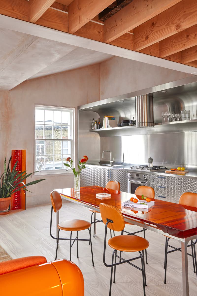 Photo 1 of 25 in This Renovated London Flat Includes a Kitchen Designed