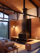 Fireplace of Quilanto House by Hebra Arquitectos