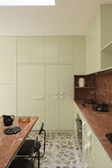 Pistachio Cabinets, Chunky Terrazzo, and Red Marble Amp Up a 1960s Apartment - Photo 8 of 15 - 