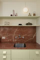 Pistachio Cabinets, Chunky Terrazzo, and Red Marble Amp Up a 1960s Apartment - Photo 7 of 15 - 