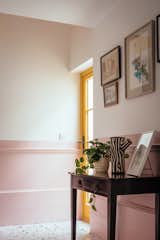 Pink Paint Wainscoting Unifies a Formerly Dreary Terrace Home in London - Photo 9 of 19 - 