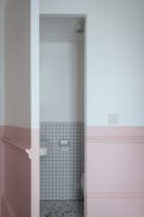 Pink Paint Wainscoting Unifies a Formerly Dreary Terrace Home in London - Photo 16 of 19 - 