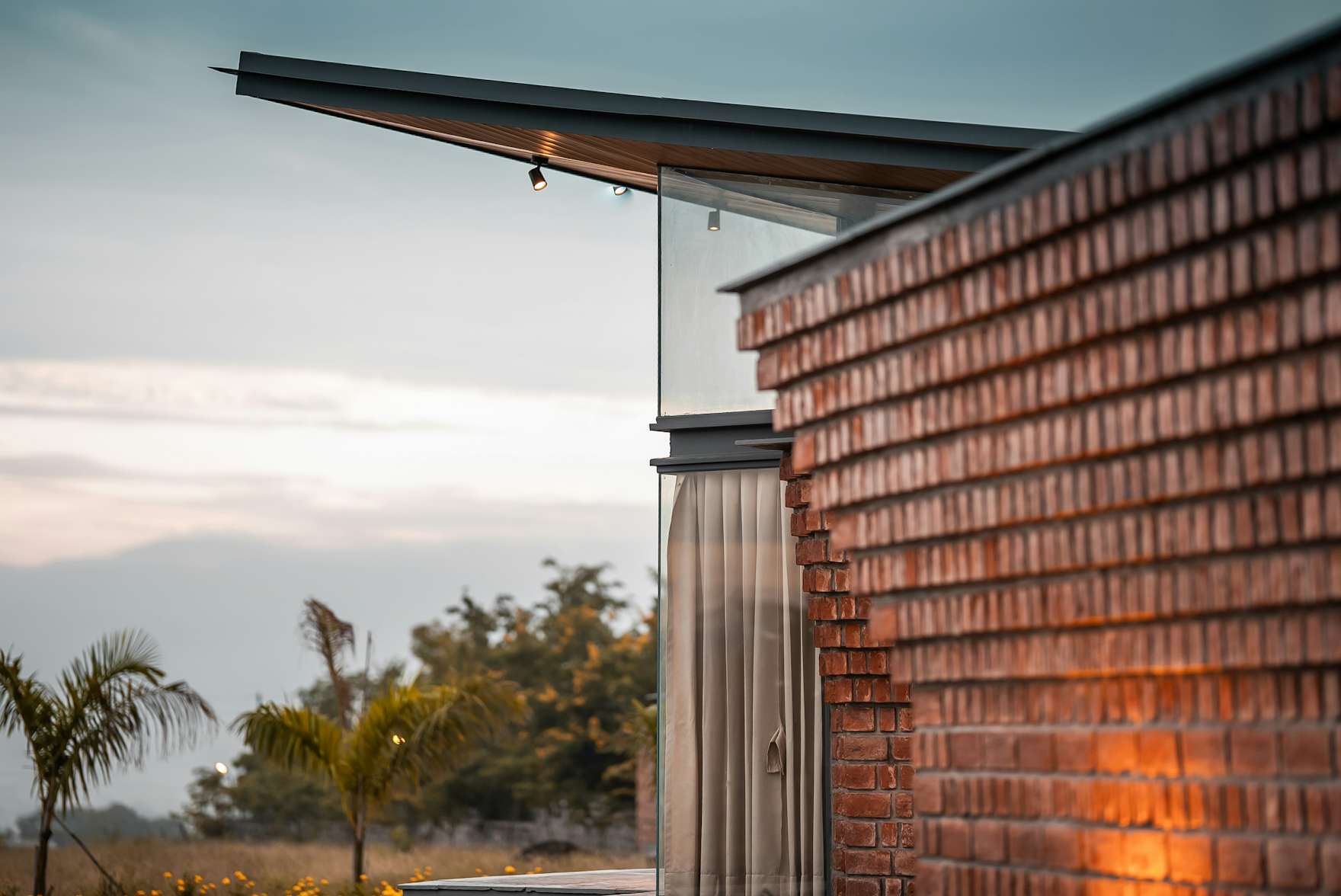 Mesmerizing Brick Walls Symbolize Resilience at This Spiritual Retreat