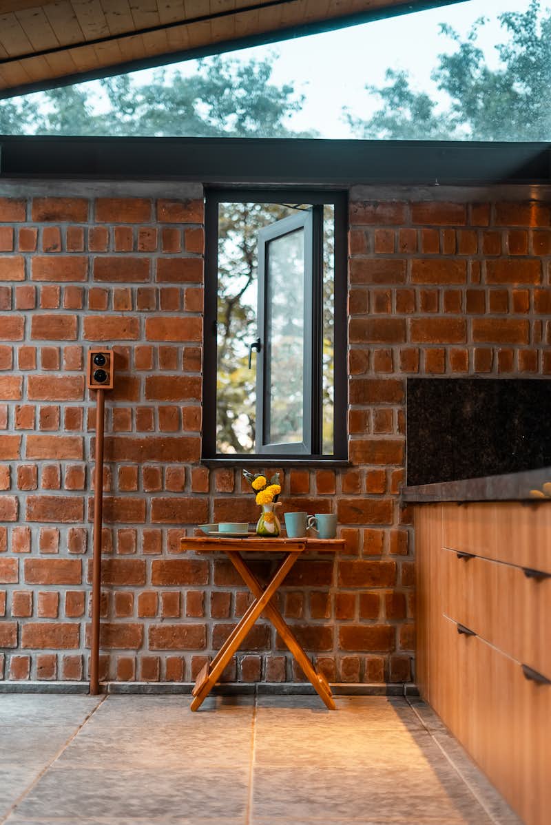 Mesmerizing Brick Walls Symbolize Resilience at This Spiritual Retreat