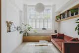 Oak Cabinets, Cupboards, and Banquet Seating Reset a Small East London Flat - Photo 7 of 14 - 
