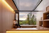 Living Room  Photo 7 of 16 in Gravity’s No Match for This Cantilevered Cabin in Estonia