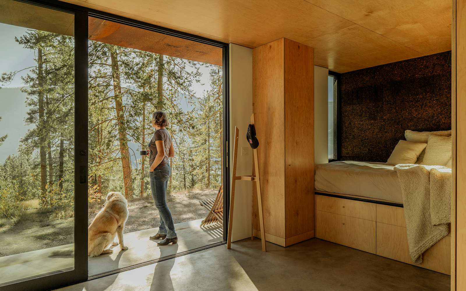 Photo 8 of 13 in She Built a 330-Square-Foot Cabin in One of Washington ...