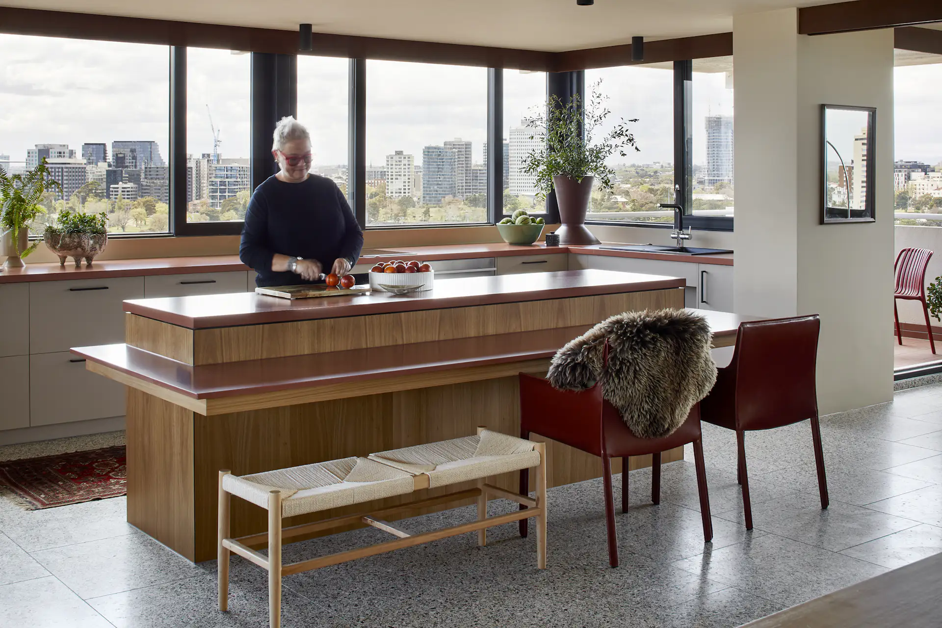 View of Photo 6 of 12 in In Australia, a Colorful Renovation Makes a Midcentury ...