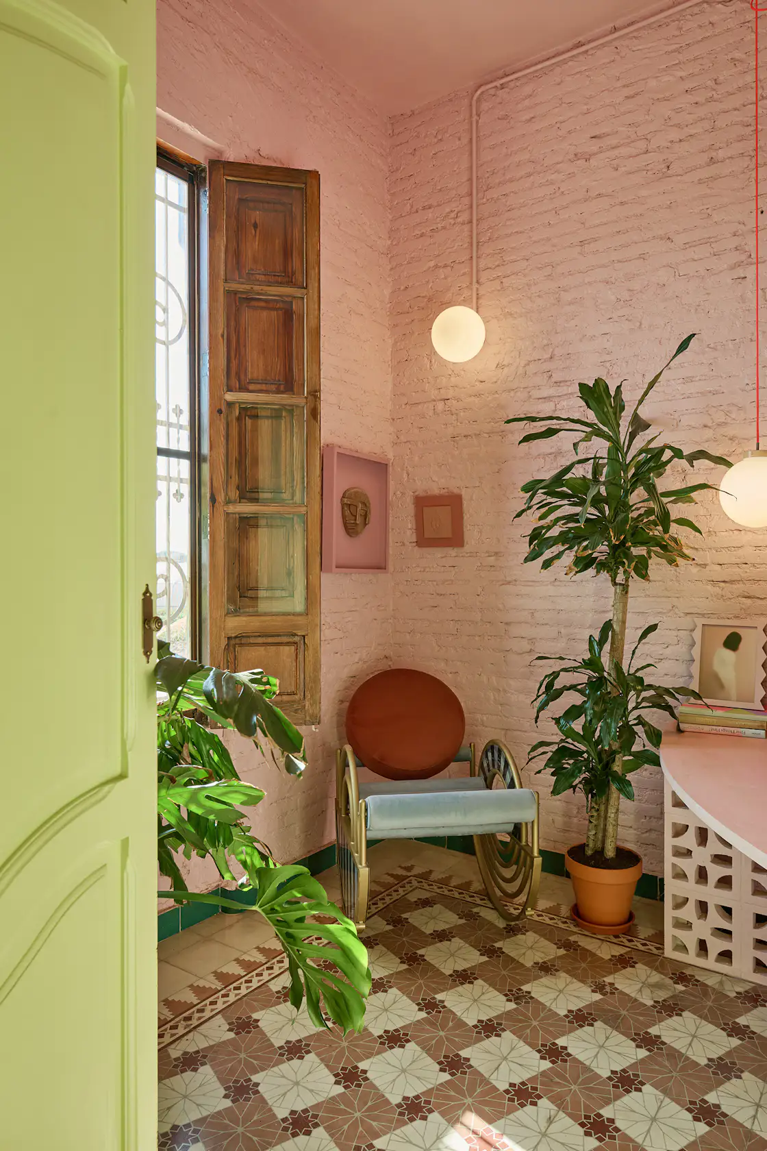 Photo 19 of 24 in A Traditional Spanish Farmhouse Gets a Bold Memphis ...