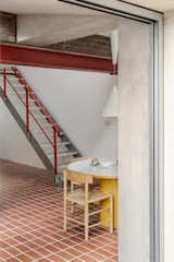 Red Steel and Brick Enliven a ’70s Rowhouse Renovation in London - Photo 7 of 15 - 