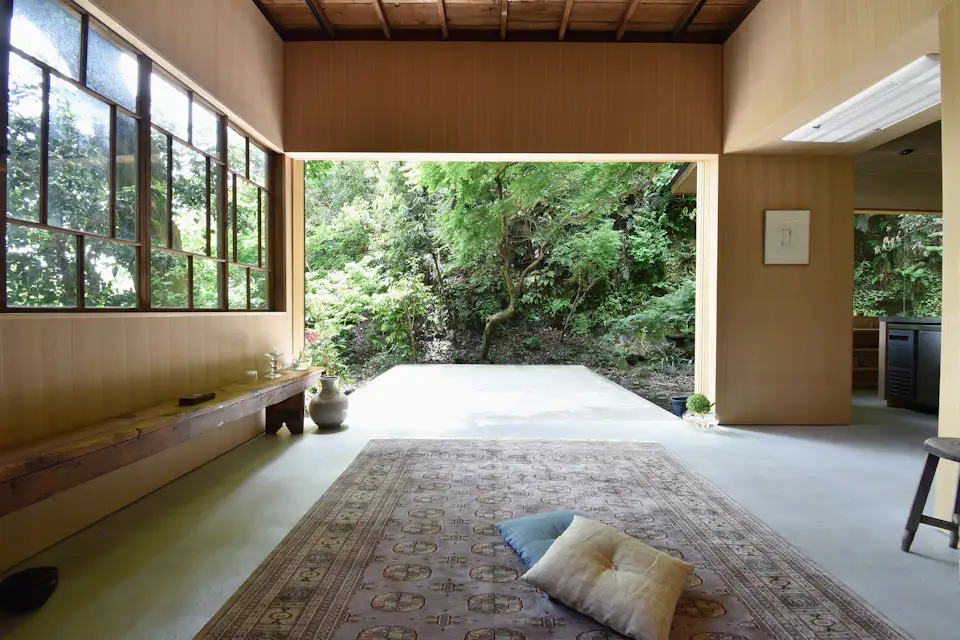 Japanese Reflection Pool Photo 5 of 16 in When It Rains, This Japanese Home’s Concrete Deck ...