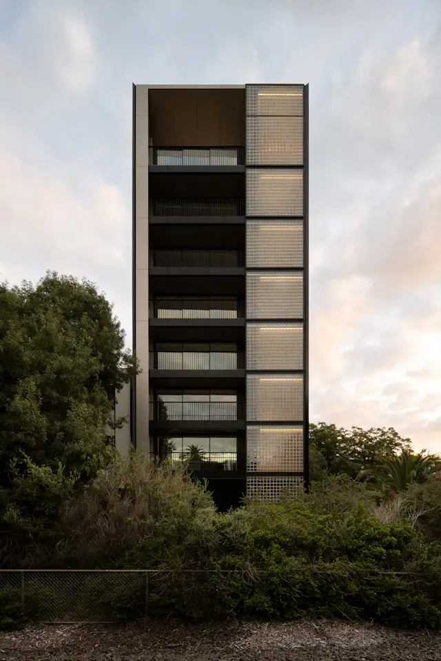 Image showcasing Photo 1 of 17 in Retro Glass Bricks Stack to the Sky at This Australian ...
