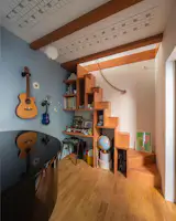 In Tokyo, Four Volumes Form a Miniature “Village” Where a Family Writes, Draws, and Plays Music - Photo 15 of 15 - 