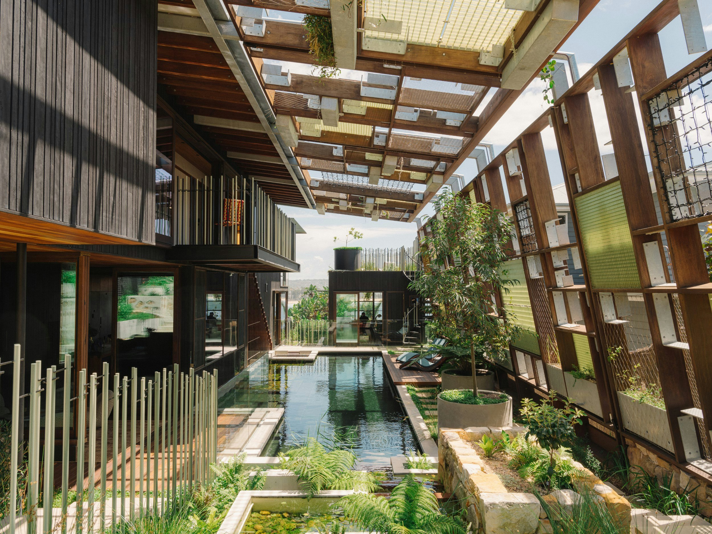 The Natural Swimming Pool at This Australian Home Also Nurtures the  Landscaping - Dwell, image size:1875x1875