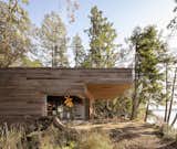 Sandblasted Cedar Blocks Finish This Island Home in British Columbia