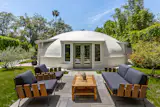 The property features two separate outdoor seating areas.&nbsp;