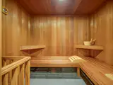 A sauna is the perfect place to warm up during Michigan winters.