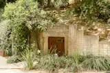 The wine cellar is built directly into the hillside.&nbsp;