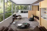 Neutra's original design ensured nearly every room in the house had views of the surrounding landscape.