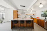 One of the renovations saw the addition of porcelain flooring and Heath tiles throughout the home.