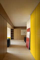 A Pink Stair Punctuates a Family’s Renovated 720-Square-Foot Madrid Apartment