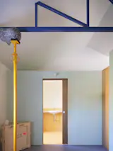 The Yellow Steel Prop in This Stripped-Back Madrid Townhome Made Us Do a Double Take - Photo 12 of 15 - 
