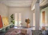 The Yellow Steel Prop in This Stripped-Back Madrid Townhome Made Us Do a Double Take