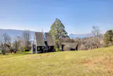 In addition to the main home, the property also includes a separate garage and a shed.