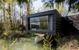 Seeking €820K, This Serpentine Home Is Perched Above a Pond in Southern France