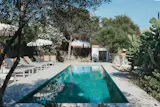 The property includes a private swimming pool.