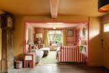 Peach, Ochre, and Neon-Green Paints Punch Up This £935K Cottage in Somerset