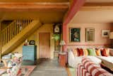 Peach, Ochre, and Neon-Green Paints Punch Up This £935K Cottage in Somerset