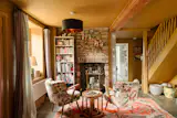 Peach, Ochre, and Neon-Green Paints Punch Up This £935K Cottage in Somerset - Photo 4 of 15 - 
