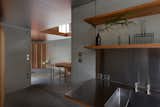 A Ceiling Cutout Above the Dining Area in This Kyoto Home Doubles as a Desk