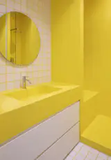 Grid Patterns—and Punchy Colors—Reorganize This 1930s Rome Flat - Photo 11 of 11 - 